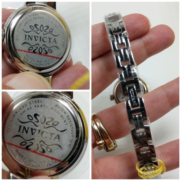 Invicta Wildflower Mother of Pearl SS Watch 0238 - Picture 7 of 8